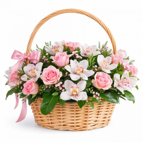 Цветочная композиция «Звездные огоньки»