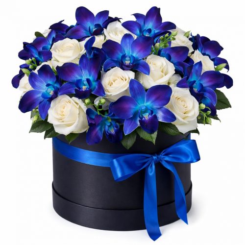 Цветочная композиция «Синий бриз»