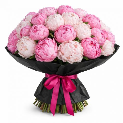 Букет «Пионовая фантазия»