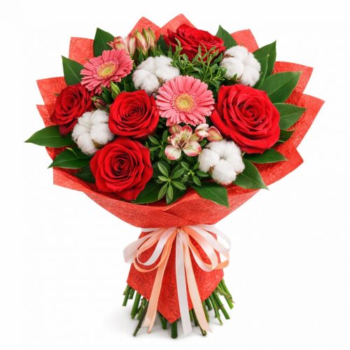 Букет цветов «Праздничный вихрь»